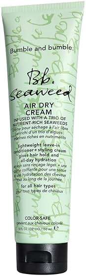 Bumble and bumble. Seaweed Nourishing Air Dry Hair Styling Cream | Leave-In Conditioner | Detangling, Hydrating, Anti Frizz, Soft Hold, Color Safe | For All Curly, Wavy, Straight Hair Types - Image 1