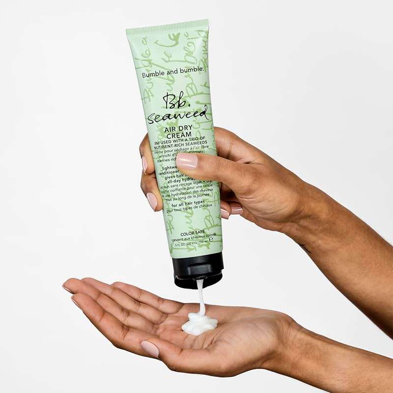 Bumble and bumble. Seaweed Nourishing Air Dry Hair Styling Cream | Leave-In Conditioner | Detangling, Hydrating, Anti Frizz, Soft Hold, Color Safe | For All Curly, Wavy, Straight Hair Types - Image 5