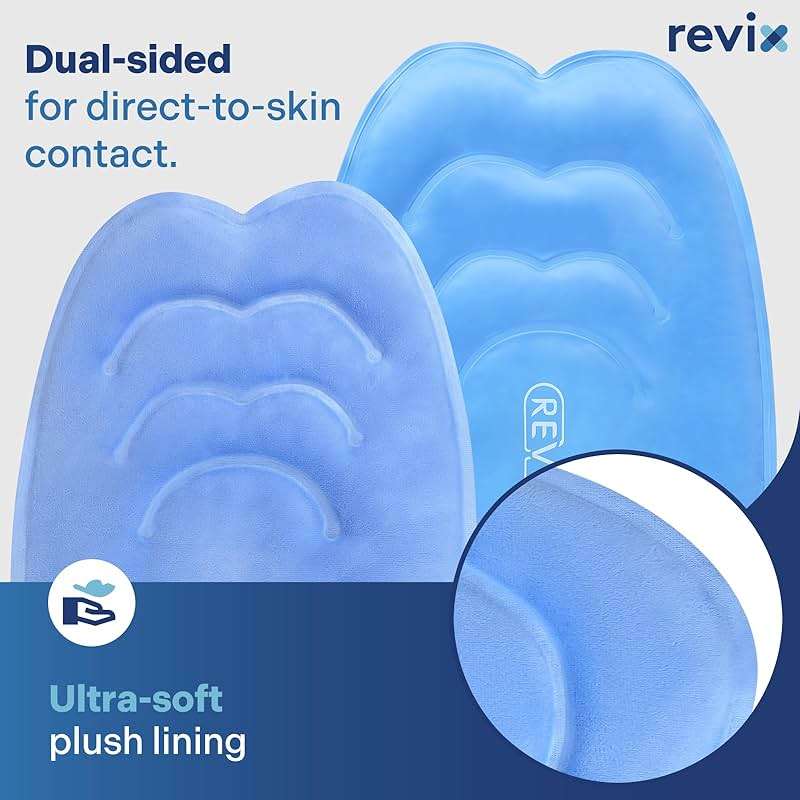 REVIX 20‘’ XXXL Knee Ice Pack Wrap Around Entire Knee, Extra Large Ice Pack for Knee Meniscus Tear and Arthritis, Cold Compress Therapy, Reusable Ice Wraps for Back, Shoulder, Post-Workout Recovery - Image 4