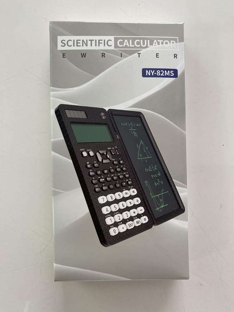 Scientific Calculator for Students with Notepad, ROATEE Middle and High School Supplies for Students, 82 MS Foldable 2-Line Display Science Calculator with Writing Tablet, Solar and Battery Powered - Image 11