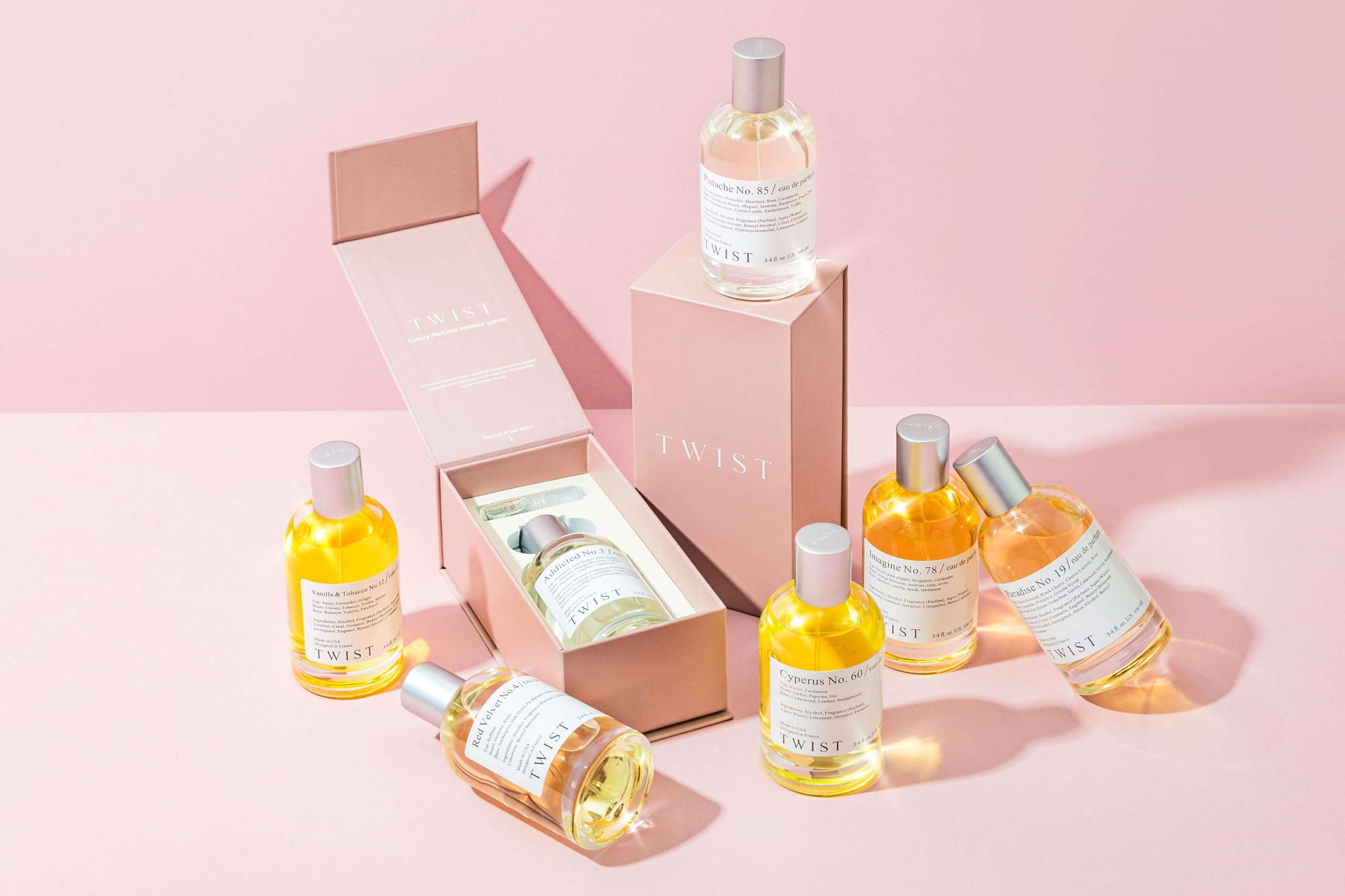 Twist Dolce No. 33 - Eau De Parfum Inspired by La V. E. Belle, Long-Lasting Perfume For Women, Gourmand & Floral, Vegan, Clean Ingredients, Fragrance - Spray 100 ml | 3.4 fl. oz. - Image 5