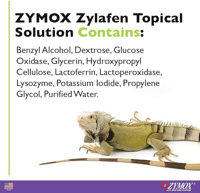 Zymox Zylafen Topical Solution for Reptiles, 1.25 oz. – Supports Healthy, Complete Shedding for Lizards, Snakes, Turtles & Frogs – Soothes Irritated Skin: Abrasions, Wounds, & Abnormal Shedding - Image 3