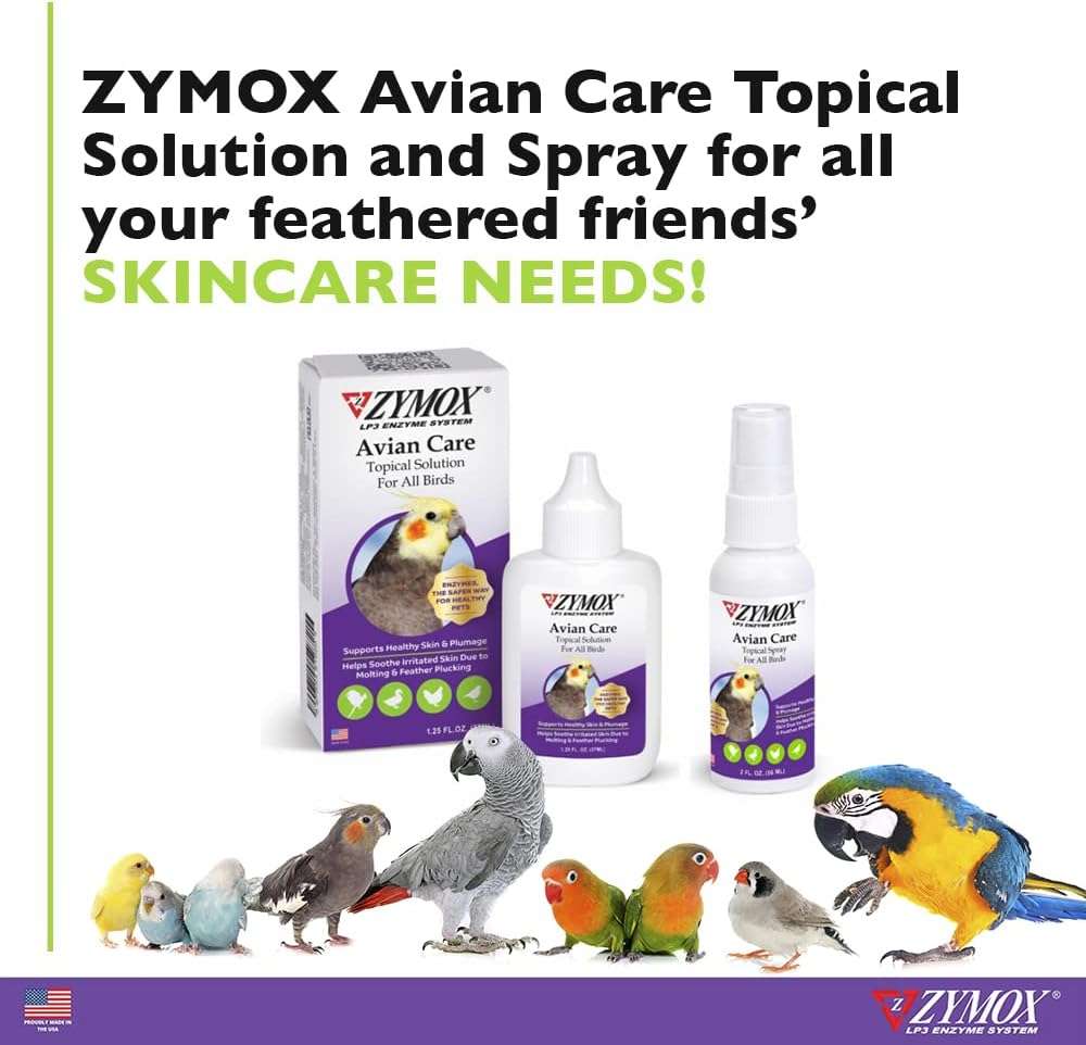 Zymox Avian Care Topical Solution w/o Hydrocortisone - 1.25 oz - Image 6