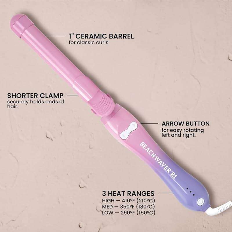The Beachwaver Co. Beachwaver B1 Rotating Curling Iron - Image 4
