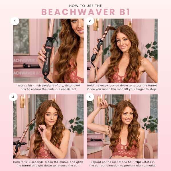 The Beachwaver Co. Beachwaver B1 Rotating Curling Iron - Image 10