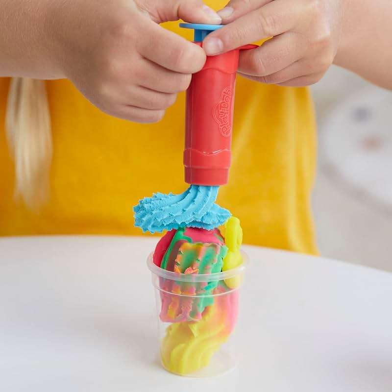 Play Doh Swirlin' Smoothies Toy Blender Playset, Play Kitchen Appliances, Kids Arts and Crafts Toys for 3 Year Old Girls and Boys and Up - Image 12
