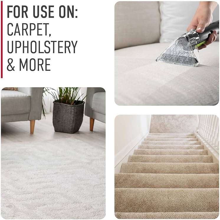 Hoover Pure Essentials Carpet Cleaner Solution, 50 oz., Fresh Rain Scent, Natural Plant Based Formula, Deep Cleaning Carpet Shampoo Solution, Pair with Hoover Carpet Cleaner Machine - Image 6