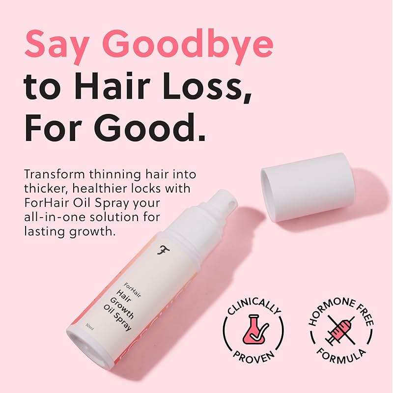 ForChics Hair Growth Serum for Women- Results in 4 Weeks- Hormone Free Hair Regrowth Treatment - For Thinning Hair Loss - Fast Absorbing Non-Greasy Scalp Spray 50ml - Image 2
