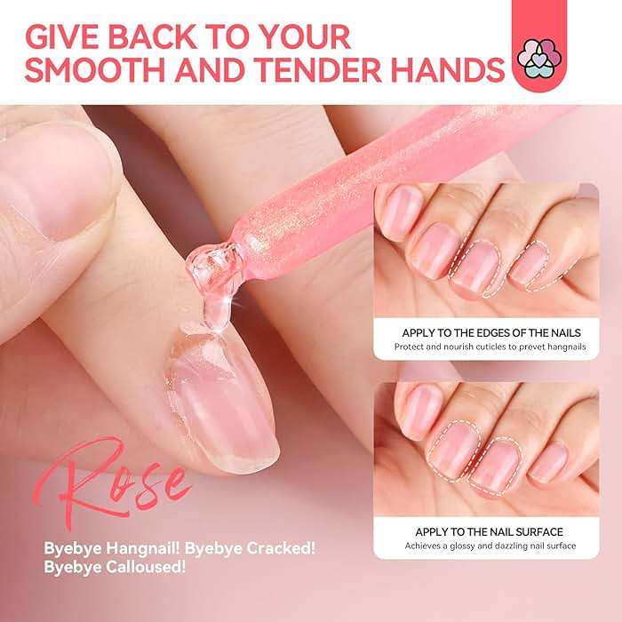 SAVILAND Cuticle Oil Vitamin E: 40ml Rosehip Nail Growth Oil Jojoba Mineral Nail Oil Plant-based Cuticle Oil For Nails Ultra Nourishing Repairing - Image 5