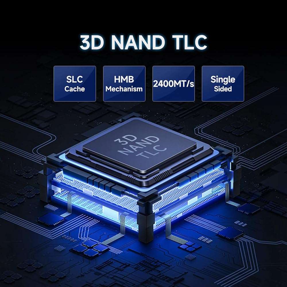 fanxiang S880 NVMe SSD 2TB, PCIe 4.0 M.2 2280 Gaming SSD, 3D NAND TLC, Seq. Read Speeds UP to 7300MB/s, Dynamic SLC Cache, Internal Solid State Drive for PS5 Enthusiasts, High End Computing, Gaming - Image 4