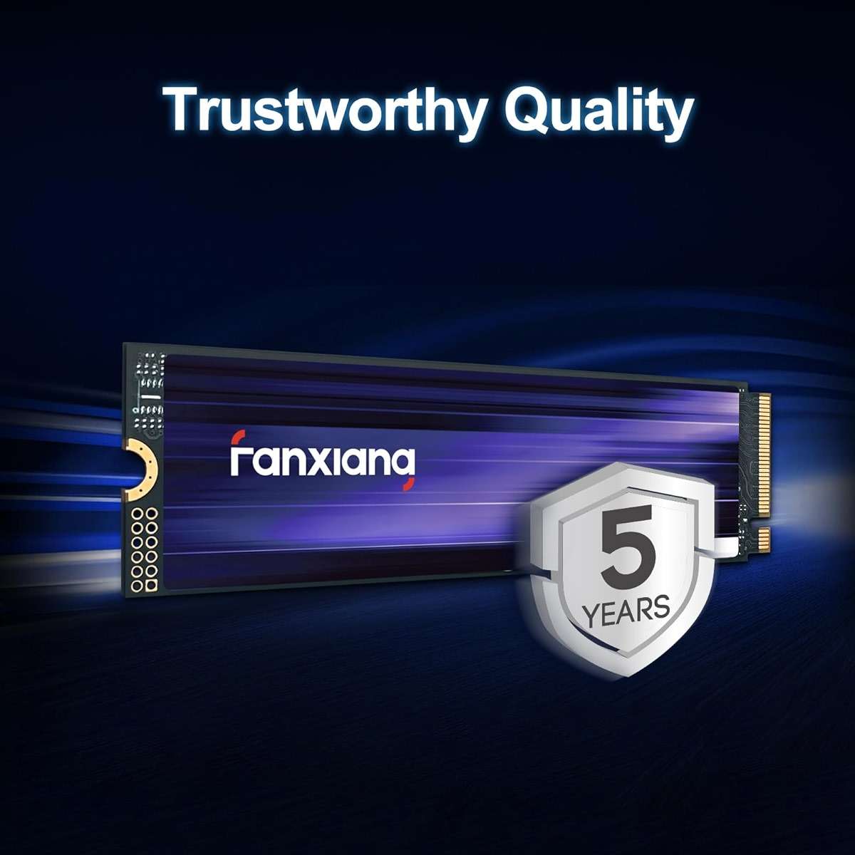 fanxiang S880 NVMe SSD 2TB, PCIe 4.0 M.2 2280 Gaming SSD, 3D NAND TLC, Seq. Read Speeds UP to 7300MB/s, Dynamic SLC Cache, Internal Solid State Drive for PS5 Enthusiasts, High End Computing, Gaming - Image 6
