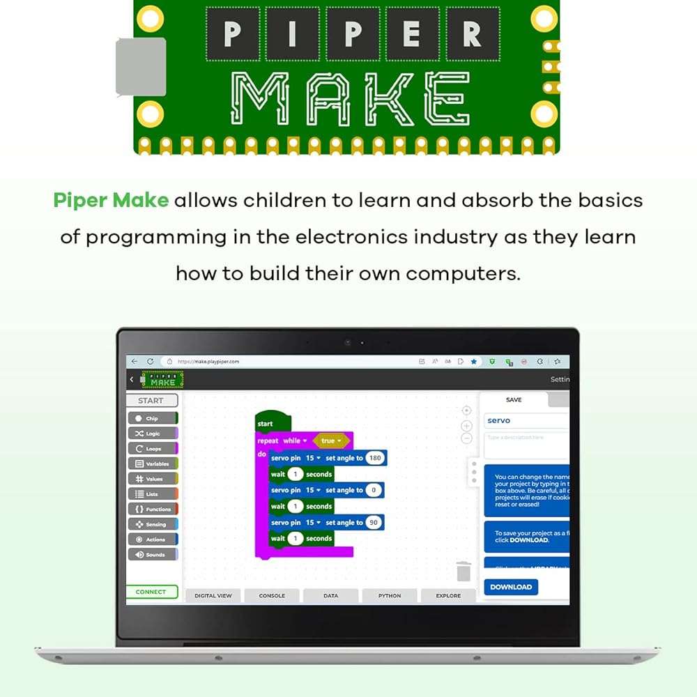 LAFVIN Basic Starter Kit for Raspberry Pi Pico,LCD1602,SG90 with Tutorial - Image 4