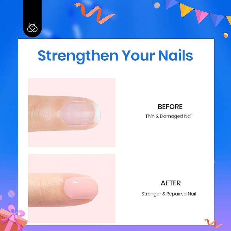 Beetles Rubber Base Builder Nail Gel - White Nude Pink Glitter French Tip Base Color Gel Polish Set for Manicure Strengthener Long Lasting Soak Off U V LED Nail Art - Image 5