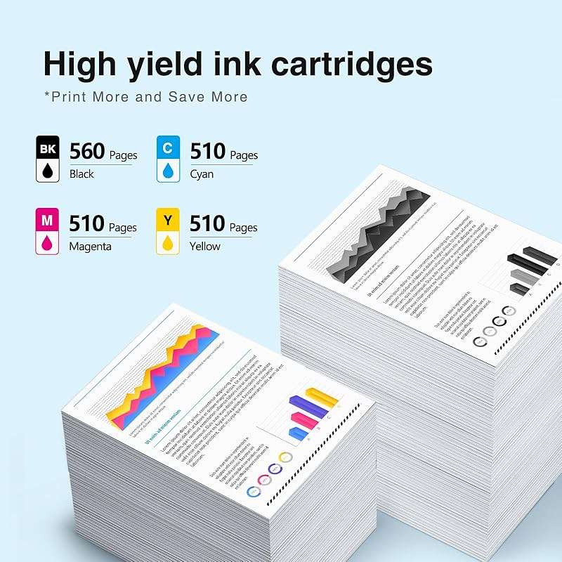 LC401XL LC401 Ink Cartridges Replacement for Brother Ink Cartridges LC401 XL Compatible for Brother MFC-J1010DW MFC-J1170DW MFC-J1012DW MFC-J1800DW Printer(Black Cyan Magenta Yellow, 4 Pack) - Image 4