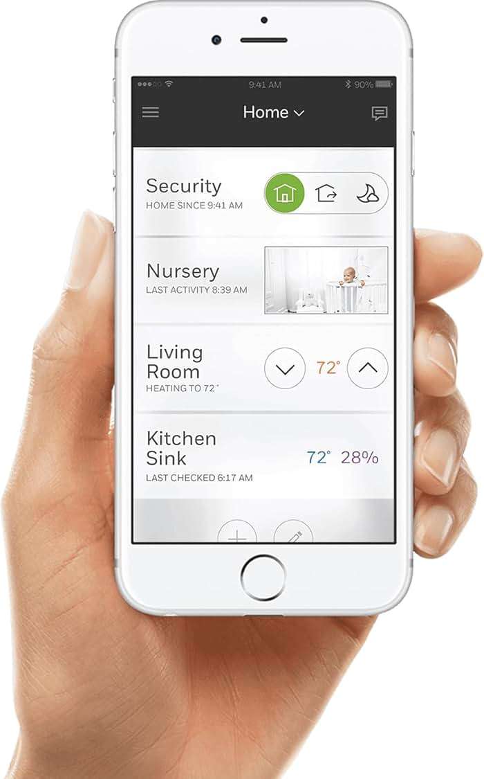 Playhardest Honeywell TH9320WF5003 Wi-Fi 9000 Color Touch Screen Programmable Thermostat, White with Extended 5-Year Warranty - Image 2