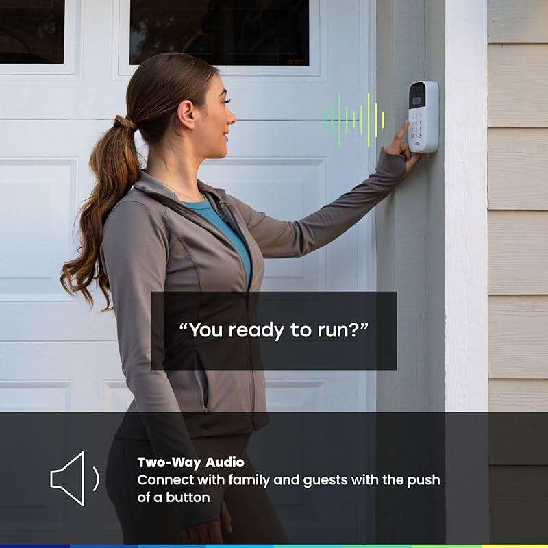 myQ Smart Garage Door Video Keypad with Wide-Angle Camera,Customizable PIN Codes,and Smartphone Control–Take Charge of Your Garage Access Works with Chamberlain, LiftMaster and Craftsman openers,White - Image 6