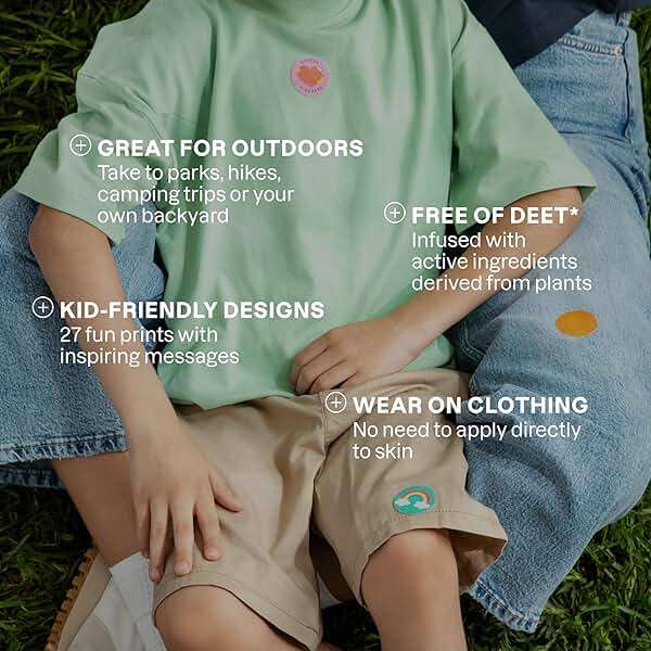Cliganic Mosquito Repellent Stickers for Kids (180 Pack) - Animal Toddler Patches, Natural DEET-Free, Essential Oil Infused, Insect Repelling Garments - Image 4
