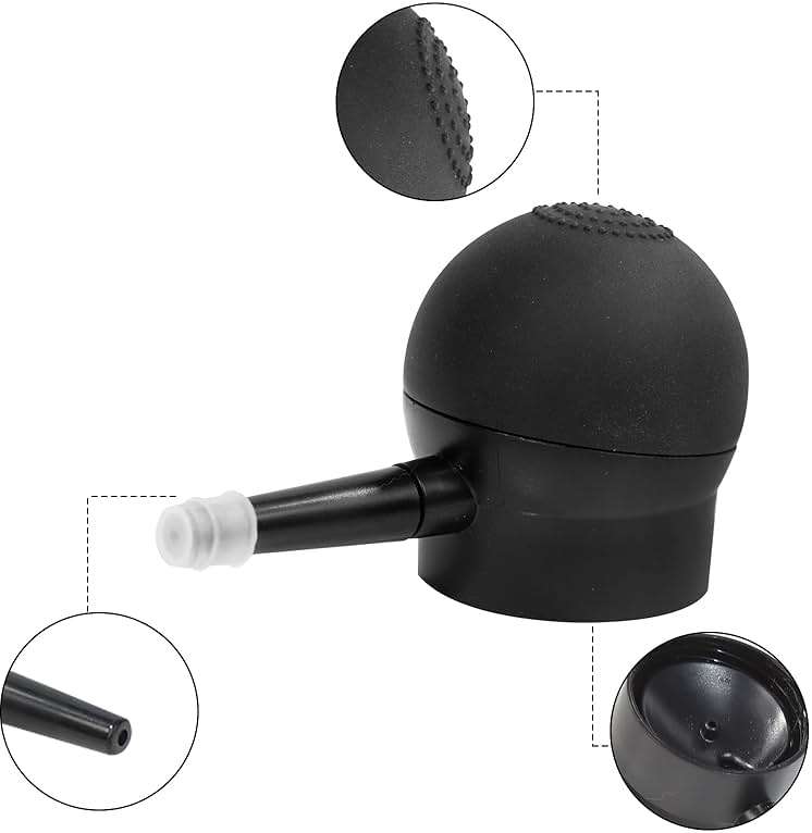 Hair Fibers, Spray Applicator Pump Nozzle for Hair Fibers Hair Builder Nozzles Hair Thickening Tools - Image 4