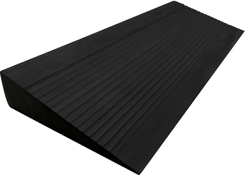 Actomall Squat Wedge Block - Large One-Piece Slant Board for Heel Elevated Squats, Knees Over Toes & Calf Stretches - Weightlifting & Recovery Training - Image 1