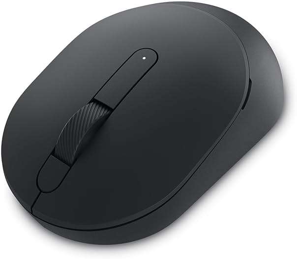 Dell MS355 Silent Mouse - Programmable Scroll Wheel, Secure Dual-Mode Connectivity, Adjustable DPI and Polling Rate Upto 250Hz, Ambidextrous, Low Battery LED Indicator, 3-Year Warranty - Black - Image 1