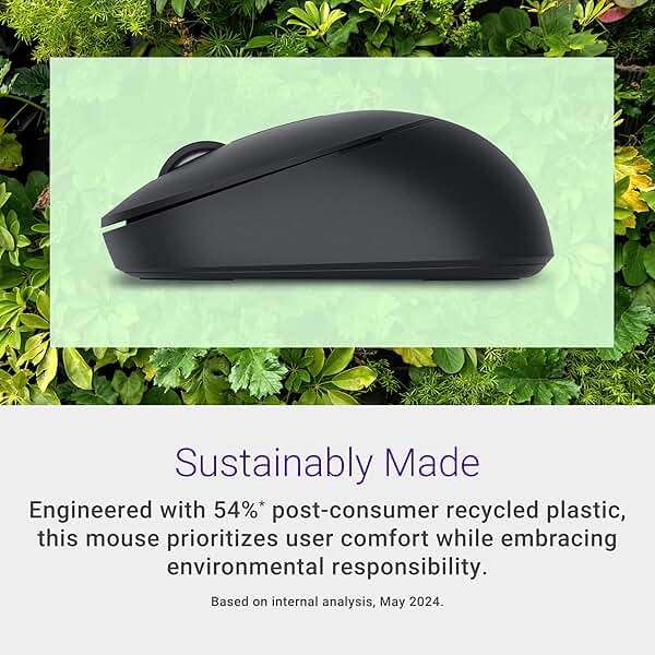 Dell MS355 Silent Mouse - Programmable Scroll Wheel, Secure Dual-Mode Connectivity, Adjustable DPI and Polling Rate Upto 250Hz, Ambidextrous, Low Battery LED Indicator, 3-Year Warranty - Black - Image 10