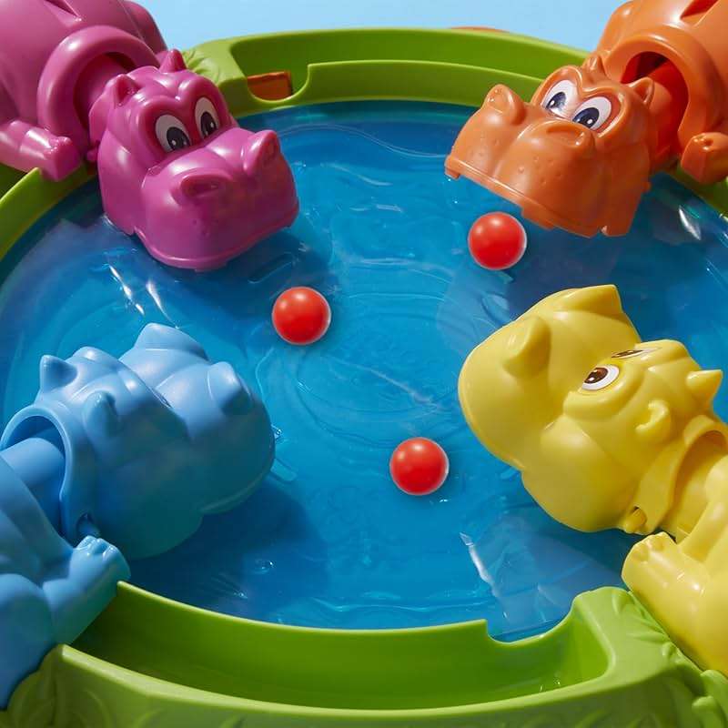 Hasbro Gaming Hungry Hungry Hippos Game for Preschoolers | Instant Marble Relaunch, Easy Set-Up & Storage| Ages 4 and Up | 2 to 4 Players | Kids Games - Image 11