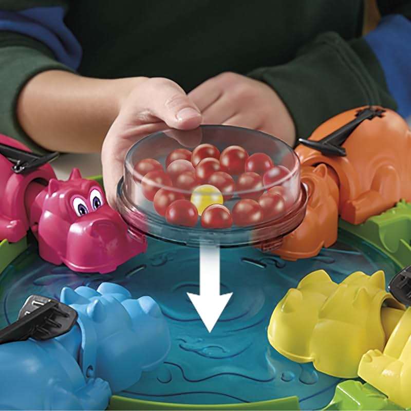 Hasbro Gaming Hungry Hungry Hippos Game for Preschoolers | Instant Marble Relaunch, Easy Set-Up & Storage| Ages 4 and Up | 2 to 4 Players | Kids Games - Image 5