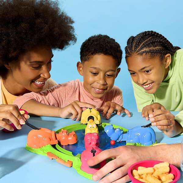 Hasbro Gaming Hungry Hungry Hippos Game for Preschoolers | Instant Marble Relaunch, Easy Set-Up & Storage| Ages 4 and Up | 2 to 4 Players | Kids Games - Image 6