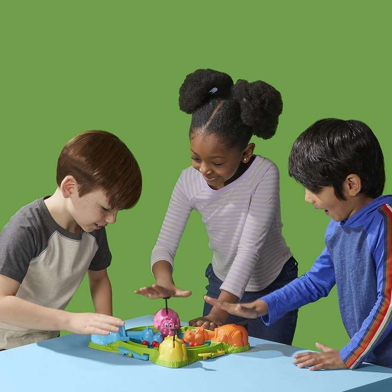 Hasbro Gaming Hungry Hungry Hippos Game for Preschoolers | Instant Marble Relaunch, Easy Set-Up & Storage| Ages 4 and Up | 2 to 4 Players | Kids Games - Image 8
