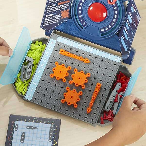 Hasbro Gaming Electronic Battleship Reloaded Board Game, Naval Combat Strategy Game with Sounds, Lights, Special Attacks, Ages 8 and Up, 1-2 Players - Image 2