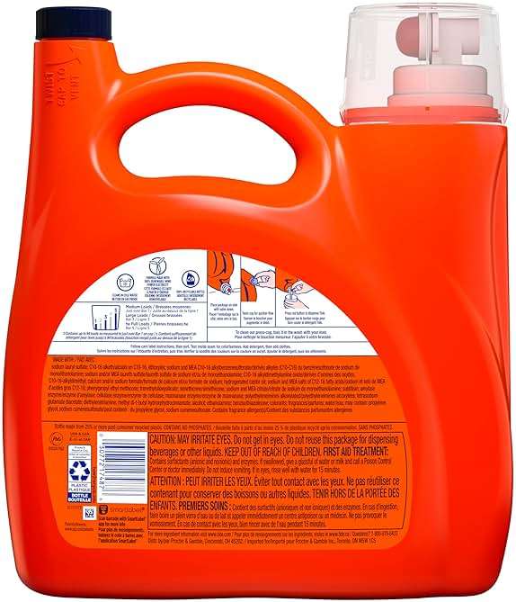Tide Plus Boost of Ultra Downy Liquid Laundry Detergent, April Fresh Scent, 132 fl oz, 94 Loads, Laundry Detergent Liquid with Long-Lasting Freshness - Image 12