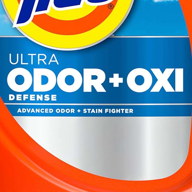 Tide Ultra Odor Defense Plus Oxi Liquid Laundry Detergent, 132 fl oz, 94 Loads, Advanced Odor and Stain Fighting Laundry Detergent Liquid - Image 10