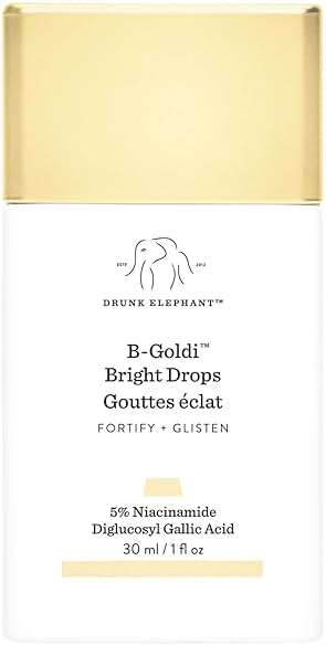 Drunk Elephant B-Goldi Bright Drops - 30 ml/1 fl oz - Illuminating Color Serum Drops - Clean Clinical Skincare - Cruelty-Free - Dermatologist-Tested - Free of Essential Oils, Silicones, and Fragrance - Image 1
