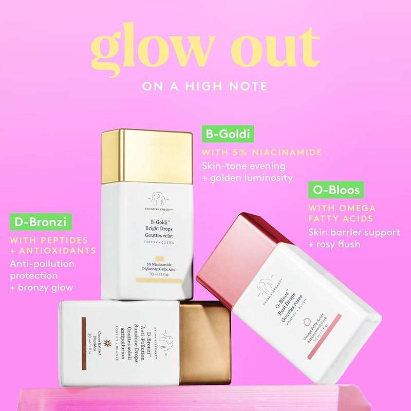 Drunk Elephant B-Goldi Bright Drops - 30 ml/1 fl oz - Illuminating Color Serum Drops - Clean Clinical Skincare - Cruelty-Free - Dermatologist-Tested - Free of Essential Oils, Silicones, and Fragrance - Image 7