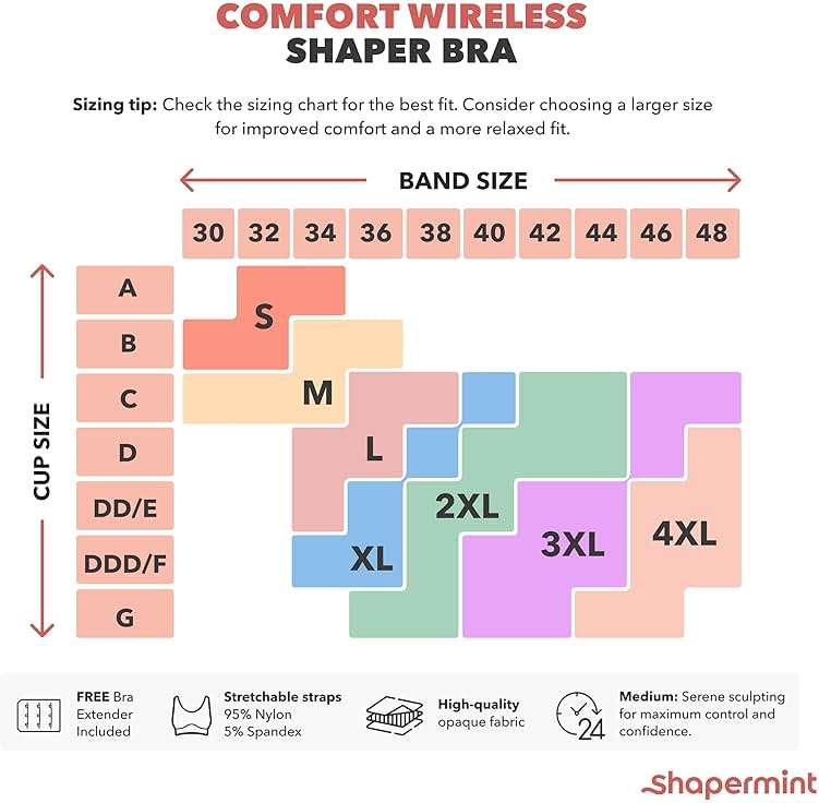 SHAPERMINT Wireless Bras for Women No Underwire – Small to Plus Size Bralettes with Support and Natural Lift - Image 3