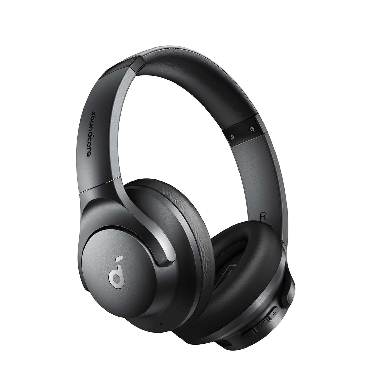 Soundcore by Anker Q20i Hybrid Active Noise Cancelling Headphones, Wireless Over-Ear Bluetooth, 40H Long ANC Playtime, Hi-Res Audio, Big Bass, Customize via an App, Transparency Mode (Black) - Image 1