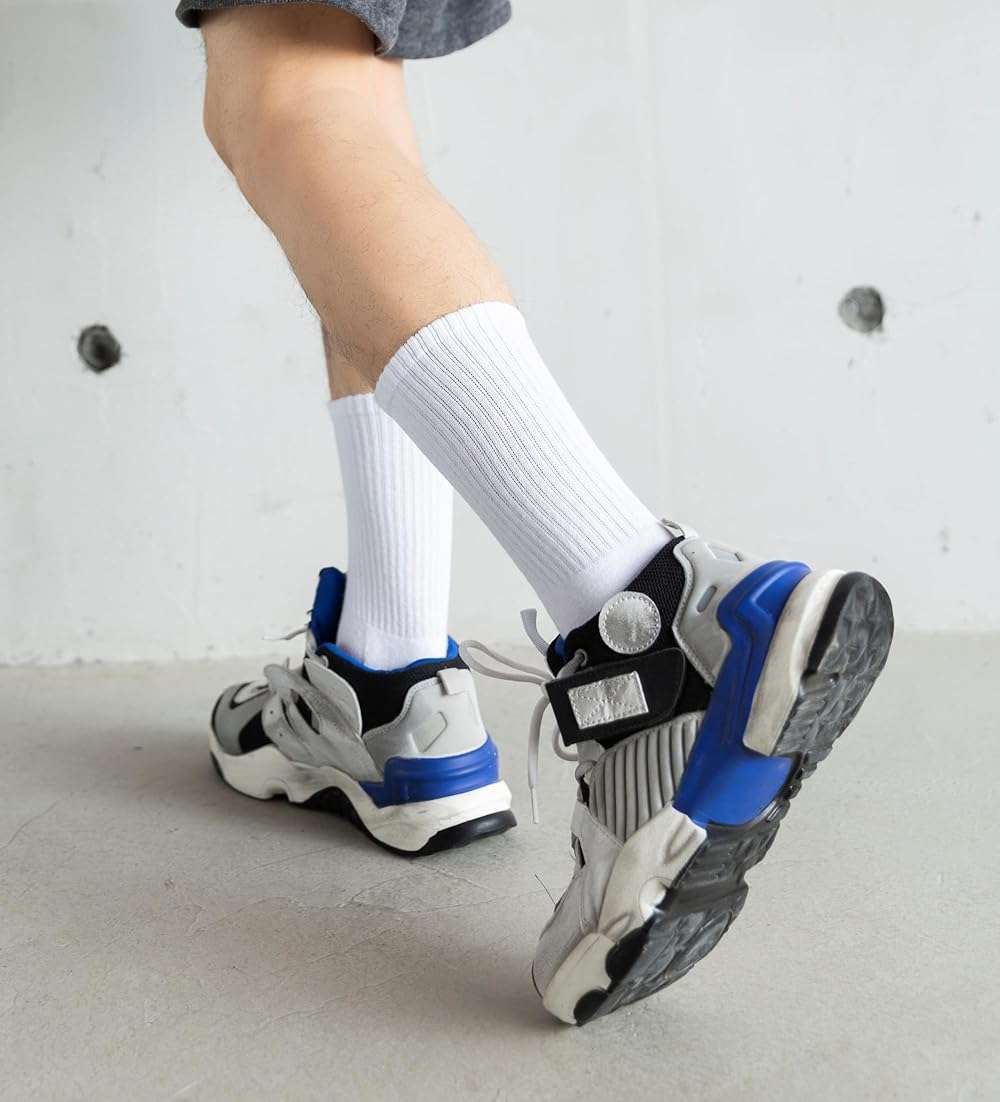 Irisbear Womens Crew Socks Casual Athletic Gym LightWeight Thin Cotton Socks 5 Pairs - Image 7
