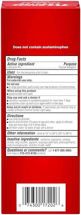 Tylenol Precise Pain Relieving Cream, Maximum Strength 4% Lidocaine Topical Analgesic for Back, Knee & Joint Pain, Penetrating Relief, Non-Sticky, Fragrance Free, No Dyes, 4oz - Image 9