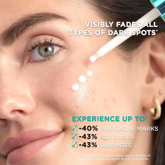 L’Oréal Paris Bright Reveal 12% [Niacinamide + Amino Sulfonic + Ferulic] Dark Spot Serum 1oz + Moisturizer Sample - Image 2