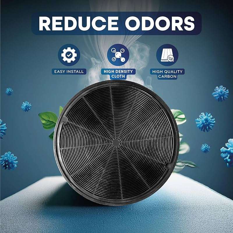 Charcoal Filter for Range Hood for GE JXCF72, WB02X24842, WB02X24841 and BOSCH 11013078, HUIF06UC MHS FILTERS (2PCS) - Image 4