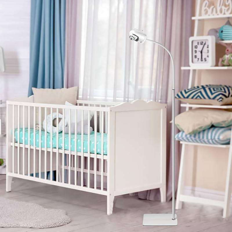 67" Adjustable Height Baby Monitor Floor Stand Holder Compatible with Hellobaby HB6560/HB6550/Pro/HB65/HB66/HB248,ANMEATE,Infant Optics DXR-8 Pro,eufy,Nanit Pro Smart Baby Monitor & Flex Stand - Image 8