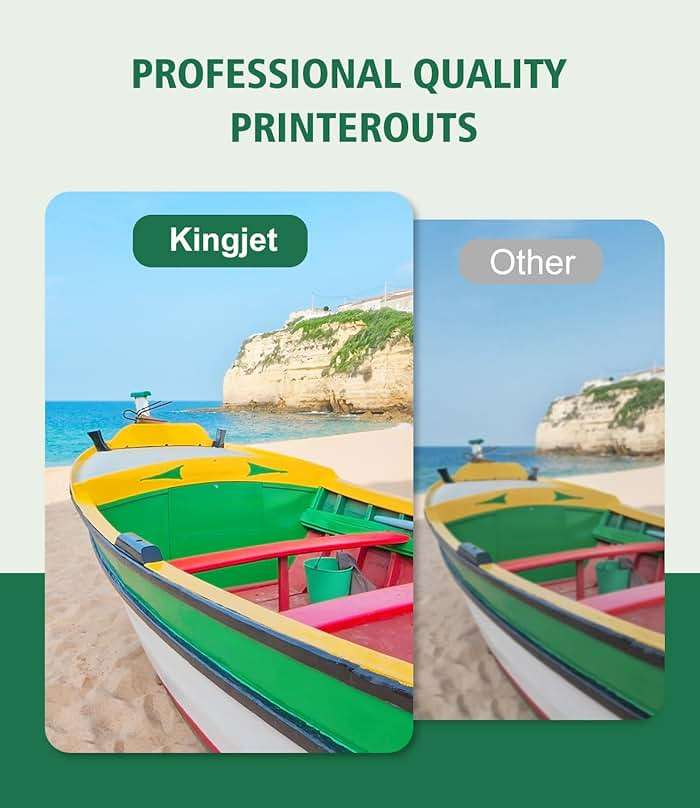 Kingjet LC401 Ink Cartridges Replacement for Brother LC401 Ink Cartridges Compatible with MFC-J1010DW MFC-J1170DW MFC-J1012DW, 4PK (Black/Cyan/Magenta/Yellow) - Image 8