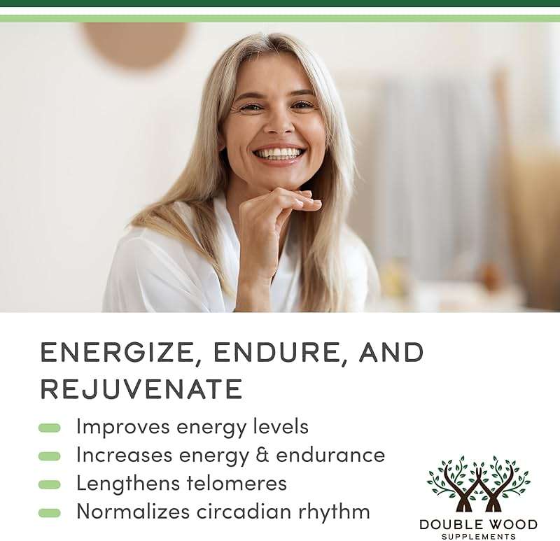 Double Wood Supplements NAD+ Anti Aging & Cell Regeneration | 500mg of 95% Pure NAD Plus Per Serving, 30 Day Supply | Similar to Nicotinamide Riboside | Third Party Tested, Vegan Safe, Non-GMO - Image 5