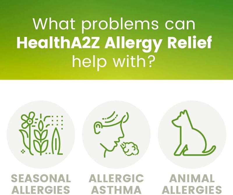 HealthA2Z® Allergy Relief, Cetirizine 10mg, Dye Free, All Day Allergy Relief, Indoor & Outdoor, Relief from Itchy Throat, Sneezing, Runny Noses, 300 Count (Pack of 1), - Image 8