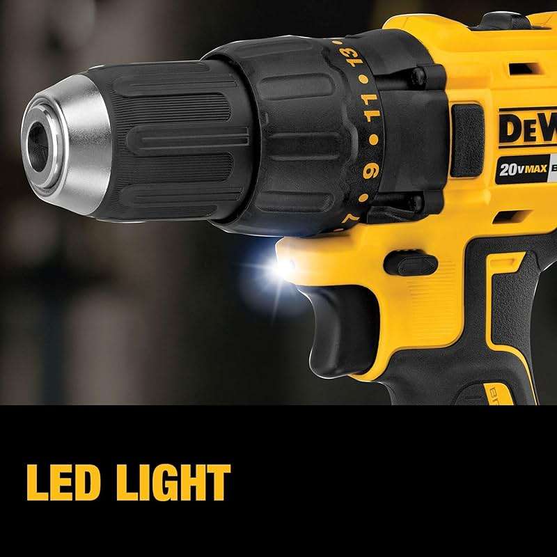 DEWALT 20V MAX Cordless Drill and Impact Driver, Power Drill Brushless 2-Tool Power Tool Combo Kit, Includes 2 Batteries, Charger and Bag (DCK277D2) - Image 4