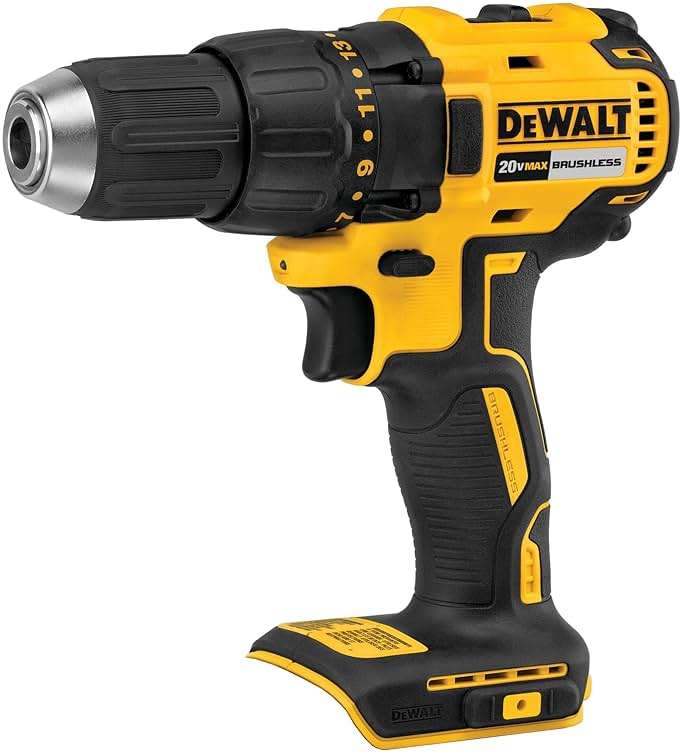 DEWALT 20V MAX Cordless Drill and Impact Driver, Power Drill Brushless 2-Tool Power Tool Combo Kit, Includes 2 Batteries, Charger and Bag (DCK277D2) - Image 10