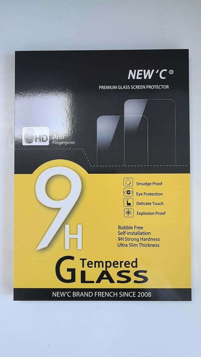 NEW'C 2 Pack Designed for iPad (A16) 11th Generation 2025, iPad 10th Generation 10.9 inches 2022 Screen Protector Tempered Glass, Bubble Free, Ultra Resistant (Easy Installation Frame) - Image 8