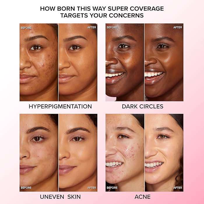 Too Faced Born This Way Super Coverage Multi-Use Concealer | Full-Coverage Hydrating Concealer for Dark Circles & Blemishes with Natural Finish|Hyaluronic Acid & Coconut Water,Natural Beige,0.45 Fl Oz - Image 4