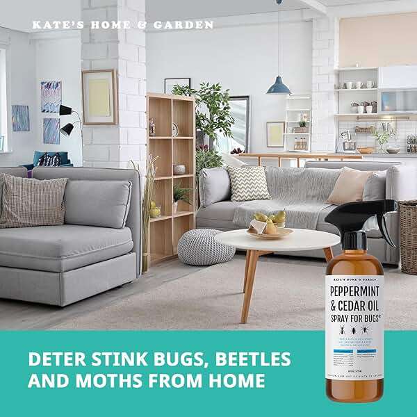 Kate's Home & Garden Peppermint Oil Spray for Bugs, Ants, Insects, Spiders, Roaches, Stink Bug. Pesticide and Insecticide Indoor Repellent Pest Control with Cedar Oil (16oz, Natural, Non Toxic) - Image 4