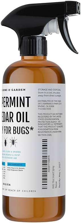 Kate's Home & Garden Peppermint Oil Spray for Bugs, Ants, Insects, Spiders, Roaches, Stink Bug. Pesticide and Insecticide Indoor Repellent Pest Control with Cedar Oil (16oz, Natural, Non Toxic) - Image 6